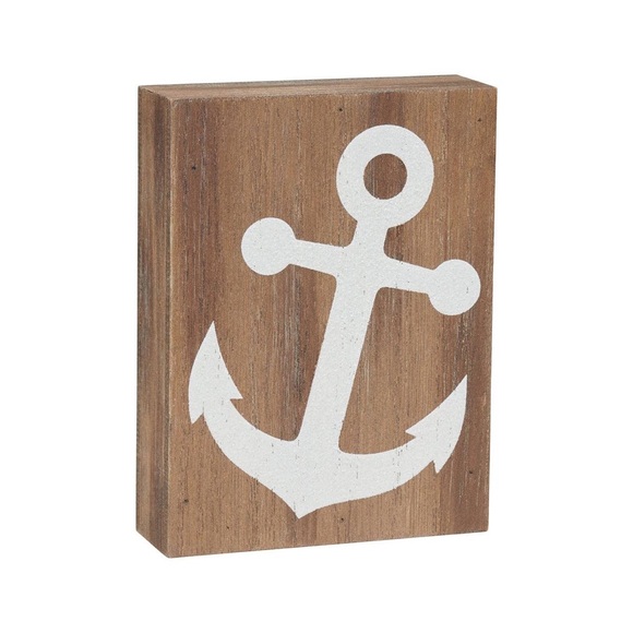 NWT: Anchor Block Sign - Picture 1 of 1